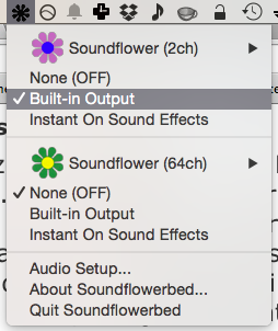 Ensure Built-in Output is checked